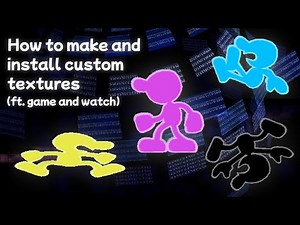 How To Install and Create Custom Textures In Melee
