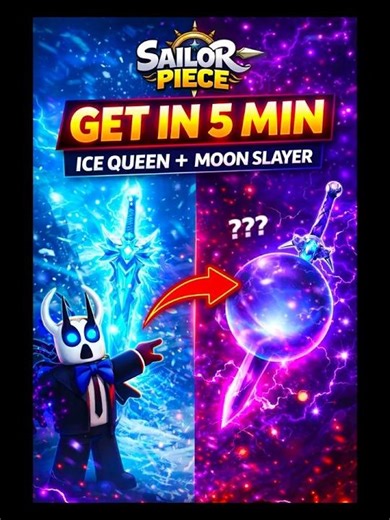 FASTEST Way to Get Ice Queen & Moon Slayer 😱 Sailor Piece Guide #roblox #gaming #update