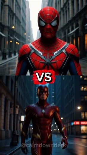 Spiderman vs DC Characters (Superman, Batman, Flash) #batman #spiderman #greenlantern #cyborg