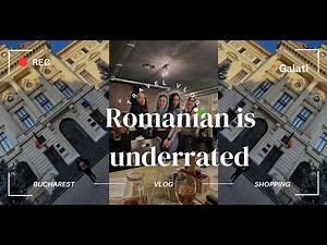 Romania 🇷🇴 is Underrated | travel Vlog | Partying with the Romanian | visiting Galati & Bucharest