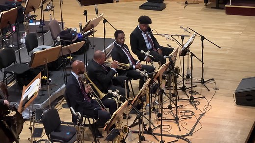 Soloing on “Cherokee”… last night’s performance with the Jazz at Lincoln Center Orchestra at Sala Capitol in Timișoara 🇷🇴 | Wynton Marsalis