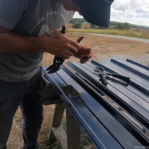 Installing a Metal PORCH Ceiling | MR Post Frame