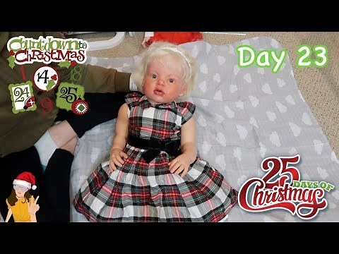 Reborn Countdown to Christmas! Changing Toddler Laura - Day 23 | Kelli Maple