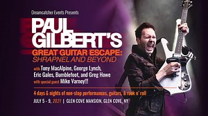 9.8K views · 922 reactions | Watch George Lynch and myself talk about learning technique & theory and more. He will be one of the guests at Paul Gilbert's Great Guitar Escape this July. Register now at greatguitarescape.com | PAUL GILBERT | Facebook