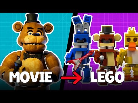 I Built the FNaF Movie Animatronics in LEGO!
