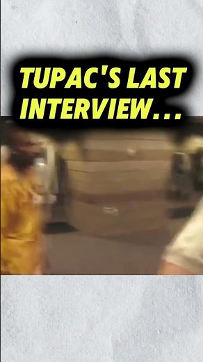Tupac Shakur's final interview #rip #tupac