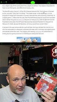 Sony Admits IN COURT: Consumers Do NOT ACTUALLY OWN DIGITAL GAMES!