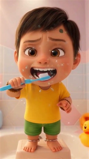 Bihu Brushing Teeth | Kids Healthy Habit | Preschool Learning