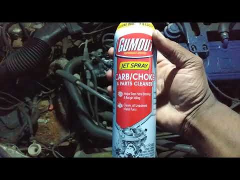 gumout carb & choke + parts cleaner test review on dirty engine parts