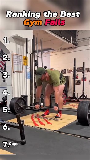 Ranking the best Gym Fails #ranking #gymfail #moment