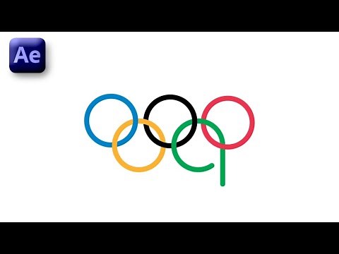 Make Olympic Logo Animation In After Effects - After Effects Tutorial - no plugins.