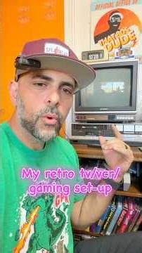 My retro tv/VCR/gaming set up will take you back to the 80s