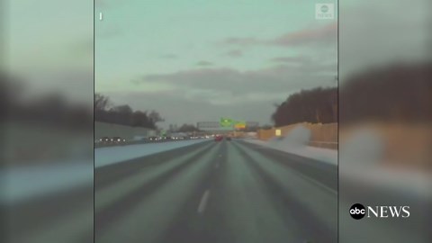 Semi avoids slamming into pickup truck