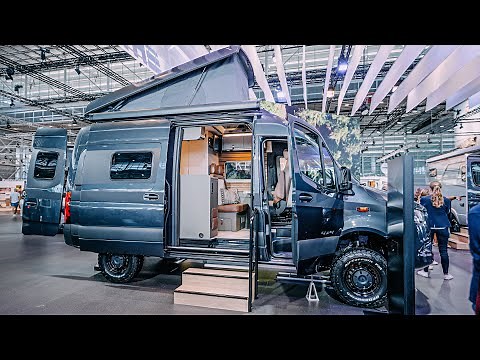 HYMER GRAND CANYON S MERCEDES SPRINTER 4X4 2024 REVIEW at Caravan Salon Düsseldorf 2023