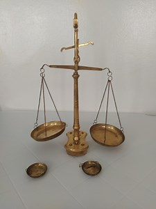 Antique Working Brass Balance Scale – Vintage Weighing Scale - Etsy