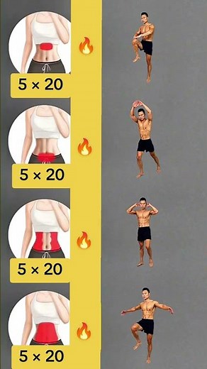Standing Abs Workout | 4 Simple Exercises at Home #workout #shorts #absworkout #homeworkout