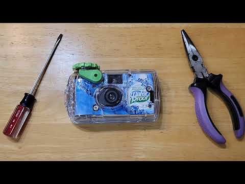 How to Remove Film from Disposable Camera (including Waterproof Camera)