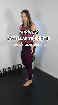 Test for Patellar Tendonitis vs. Hoffas Fat Pad Impingement