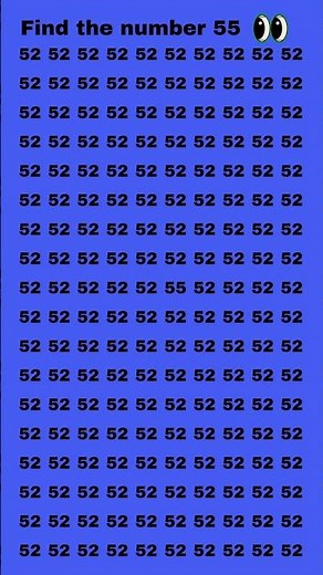 Find the number 55