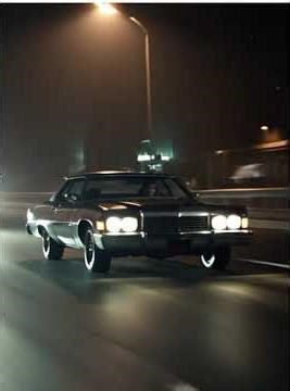 Muscle Car Night Driving