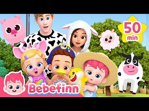 Bebefinn and Animal FriendsㅣMeow Doo Doo DooㅣBest Nursery Rhymes Compilation