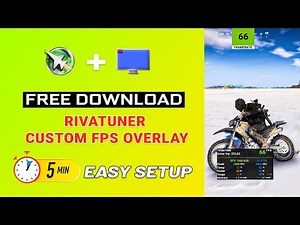 RivaTuner Custom Nvidia FPS Overlay – Instant Setup (Copy & Paste) | Best for Comparison Videos