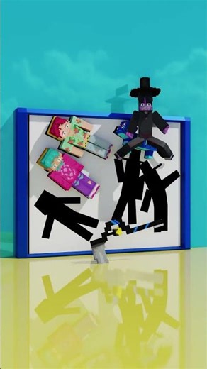 Demon Hunter Team Challenge Elevator Puzzle #kpopdemonhunter #minecraftanimation