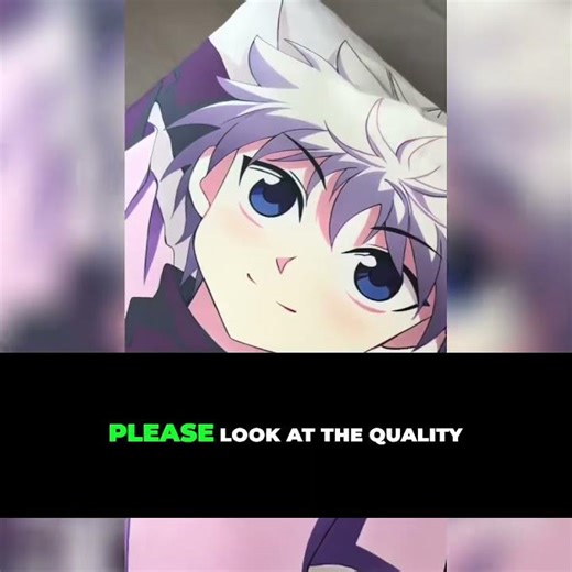 This Killua Body Pillow Is CRAZY Soft 😳💙 | Hunter x Hunter