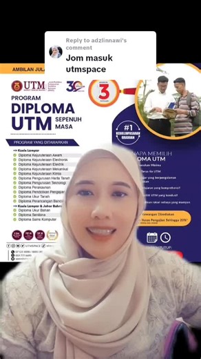 Panduan Kemaskini UTM Space dan Kelayakan Masuk