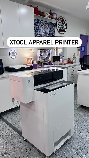 xTool Apparel Printer•After unboxing, setting up, and printing there are TONS of features I absolutely LOVE about this printer! I did a live last night talking all it! Top three favorites features are 1. It’s self-maintenance 2. Connects via WiFi 3. The optional All-in-one print, shake, and bake. To learn more about the printer and pricing click the link in my bio and select discount codes and affiliate links!*#DTF #xToolApparelPrinter #crafting #crafter #smallbusiness #explore #viral #entrepren