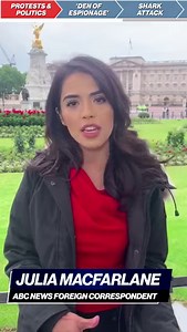 929K views · 2.4K reactions | Protesters fly a 'Trump baby' blimp as thousands descend on London's Parliament Square to protest President Trump's visit to the UK . https://abcn.ws/2QIN9Cw And we take a look behind the scenes at Iran's 'Den of Espionage' museum located at the site of the 1979 hostage crisis. | On Location | Facebook