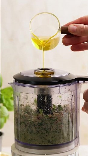 Walnut Basil Pesto #pizza #pasta