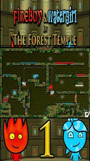 Fireboy And Watergirl Forest Temple Play At Friv#shortvideo#gameplay