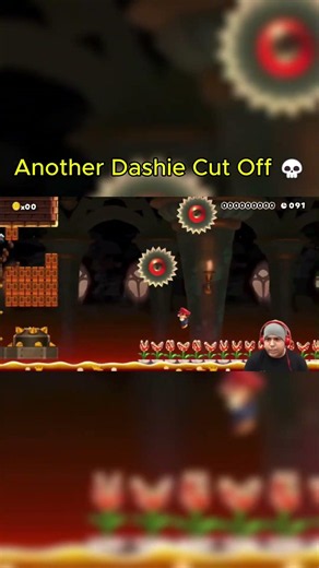 Dashie Got Cut Off AGAIN 😭 😂 #dashiegames #mario #gaming #shorts