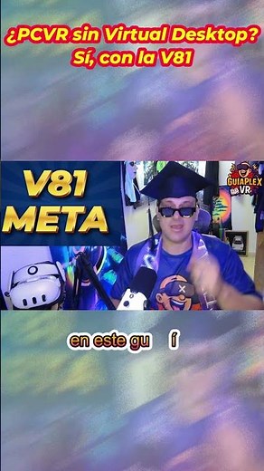 PCVR without Virtual Desktop? Yes, with V81 😱