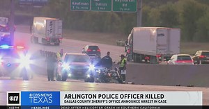 Police arrest man in connection to fatal accident involving an Arlington police officer
