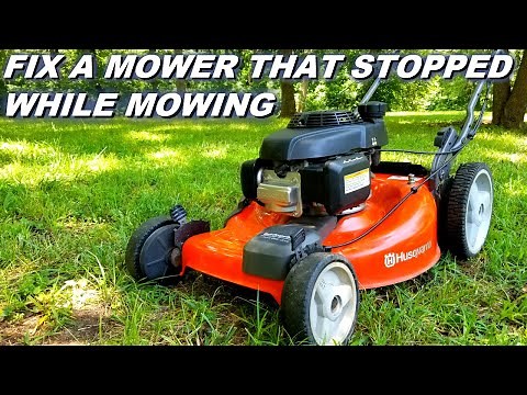 Fix a Mower that stopped while mowing and won't start again