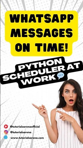 Send Scheduled WhatsApp Messages | pywhatkit Automation Tutorial #python #automation #shorts