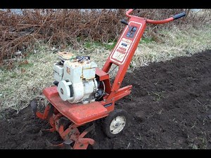 Gilson 5 HP Rototiller Tilling