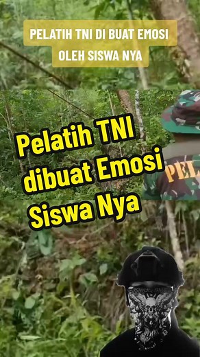Pelatih TNI Marah Emosi karena Siswa Tidak Ikuti Instruksi