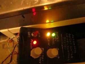 Boiler with automatic boiler water level control system.