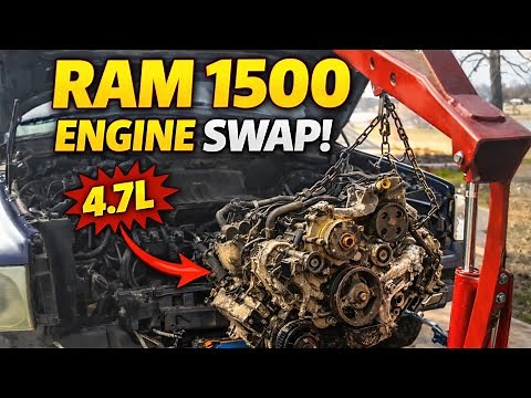 How to remove/replace a dodge ram 1500 4.7l engine