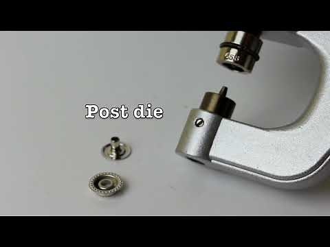 Quickly Attach Utility Spring Metal Snaps with KAMsnaps KX Multi-Funtional Snap Pliers Tool