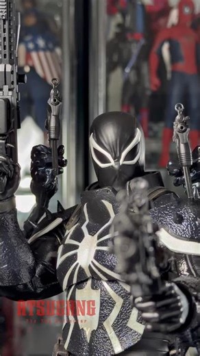 Hot Toys Agent Venom Quick ASMR Review #asmr #agentvenom #venom