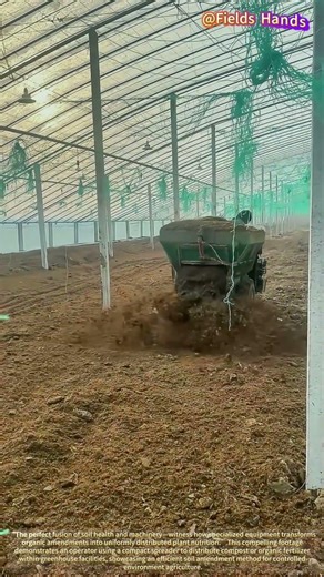 Greenhouse Spreading! Compost Distribution Technology
