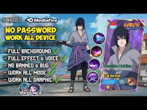 Script Skin Suyou Uciha Sasuke No Password | Full Effect & Voice - Patch Terbaru Mobile Legends 2026