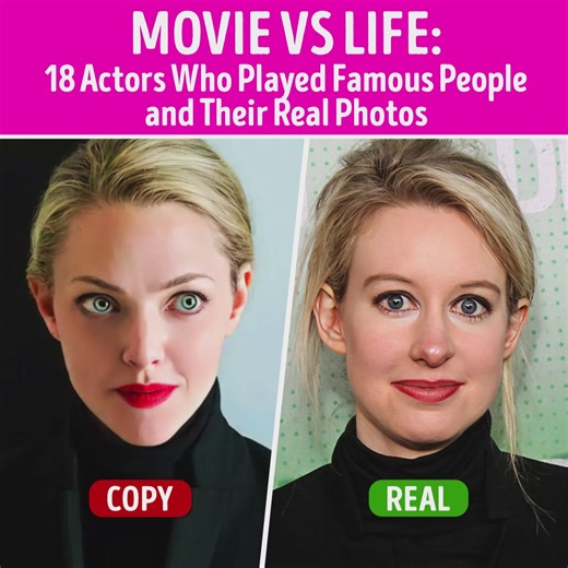 Movie vs Life: 18 Actors Who Played Famous People and Their Real Photos | Celestoria