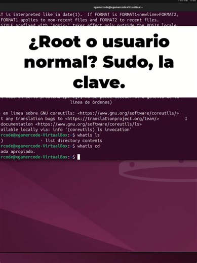 uso del comando sudo de la terminal Linux, extracto de mi video guia de uso de la terminal desde 0 #linux #consola #guia #sysadmin