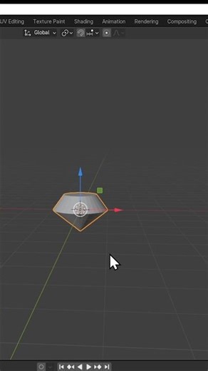 diamond modeling in blender #blender #blender3d #blendermodeling #3dmodelling