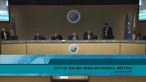 Malibu City Council Meeting January 14, 2019